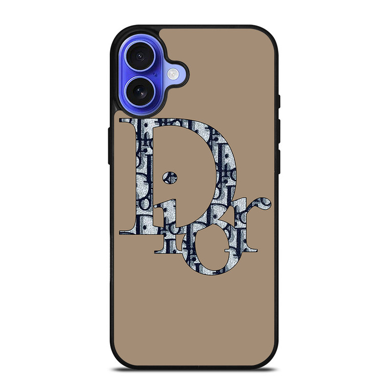 DIOR PATTERN LOGO iPhone 16 Case Cover