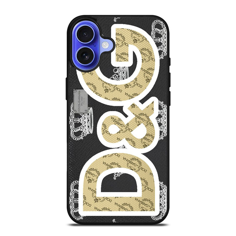 DOLCE AND GABBANA D&G LOGO ICON iPhone 16 Case Cover