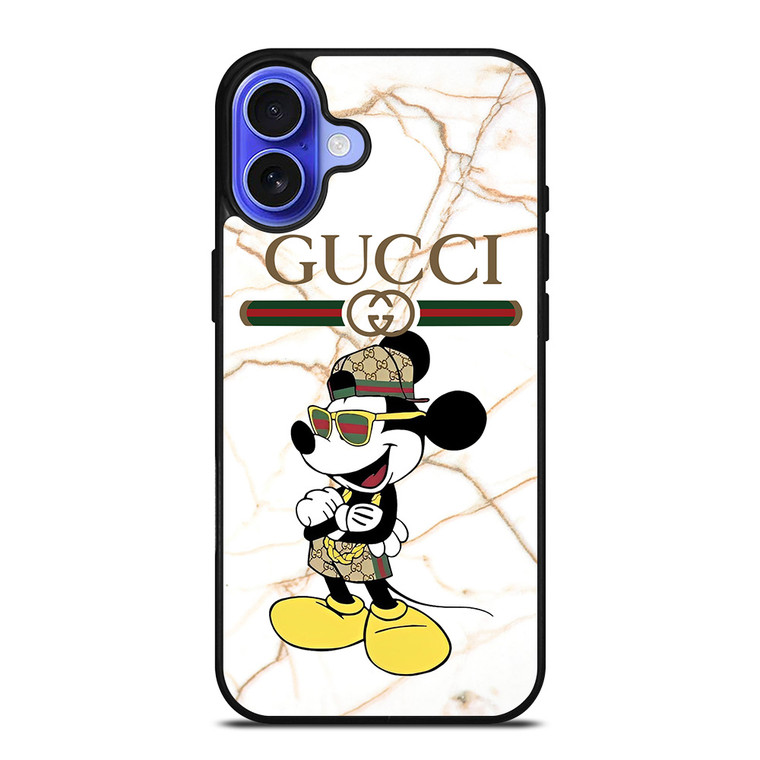 GUCCI FASHION MICKEY MOUSE iPhone 16 Case Cover