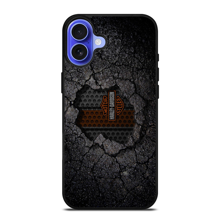 HARLEY DAVIDSON Logo Ground iPhone 16 Case Cover