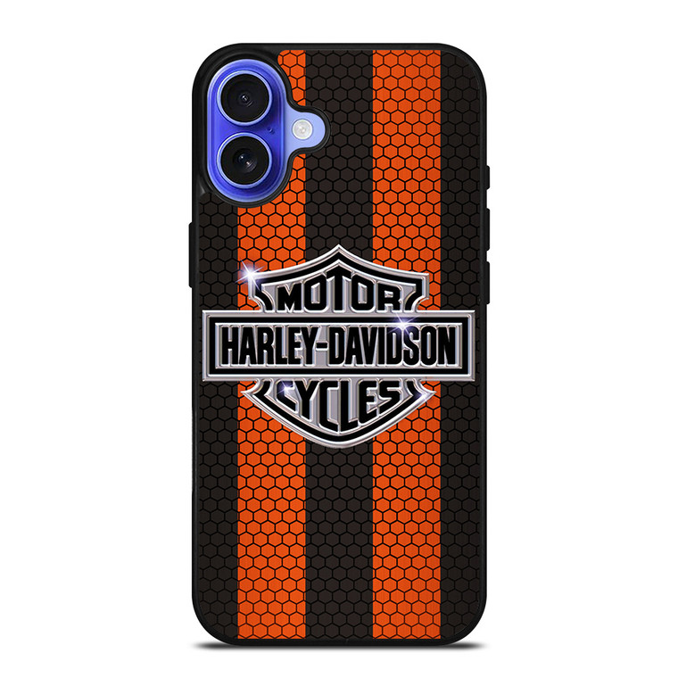 HARLEY DAVIDSON SHINE LOGO iPhone 16 Case Cover HARLEY DAVIDSON SHINE LOGO iPhone 16 Case Cover