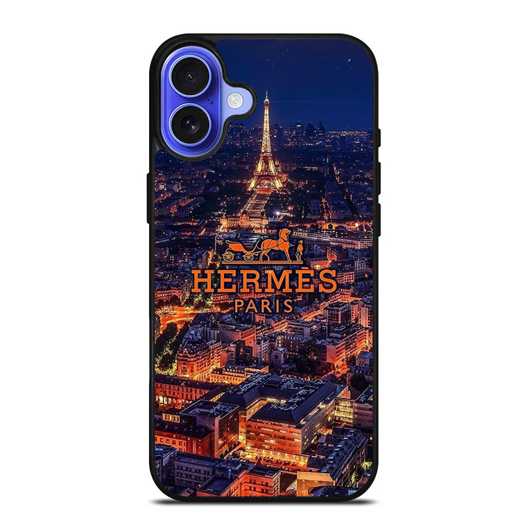 HERMES PARIS CITY LOGO iPhone 16 Case Cover HERMES PARIS CITY LOGO iPhone 16 Case Cover