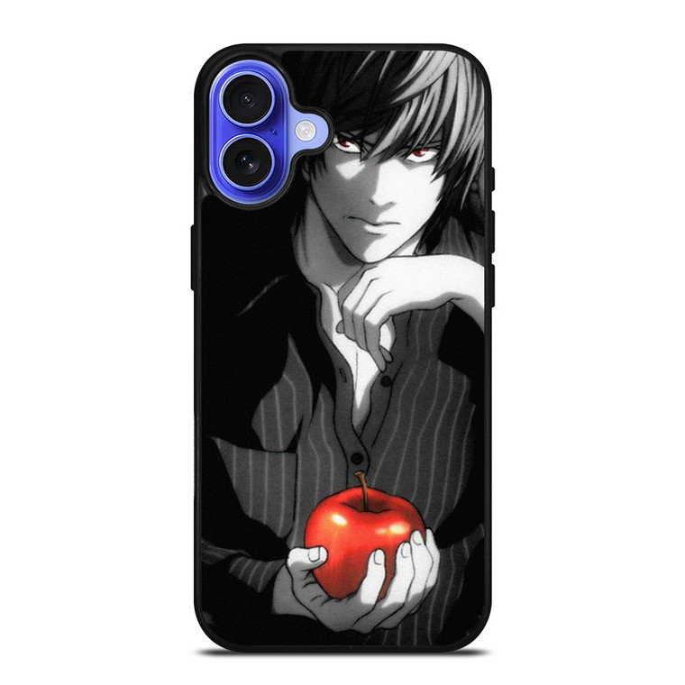 LIGHT YAGAMI DEATH NOTE ANIME iPhone 16 Case Cover