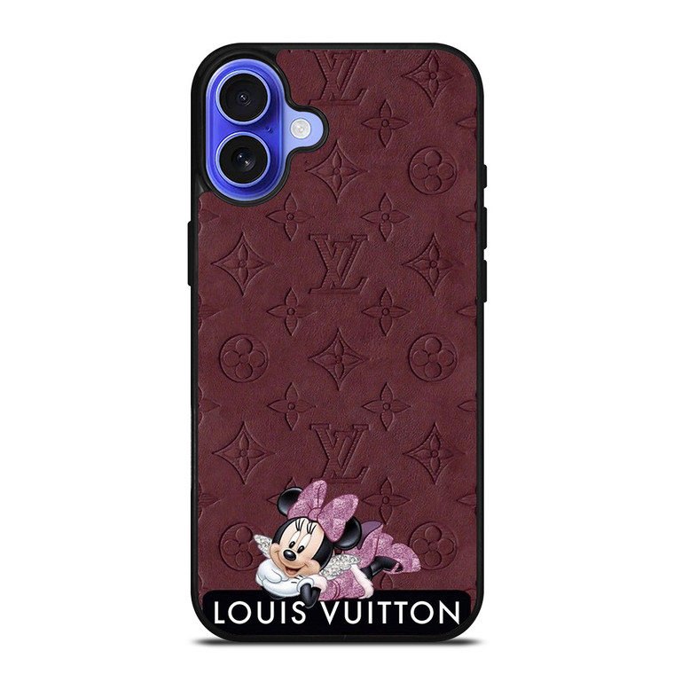 LOUIS VUITTON LV FEAT MINNIE MOUSE DISNEY iPhone 16 Case Cover LOUIS VUITTON LV FEAT MINNIE MOUSE DISNEY iPhone 16 Case Cover