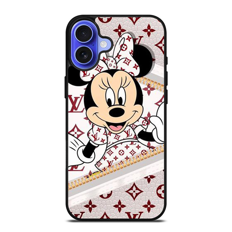 LOUIS VUITTON LV ZIPPER X MINNIE MOUSE DISNEY iPhone 16 Case Cover LOUIS VUITTON LV ZIPPER X MINNIE MOUSE DISNEY iPhone 16 Case Cover