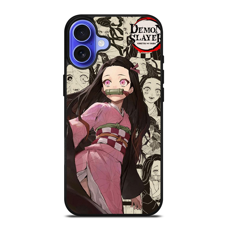 MANGA ANIME DEMON SLAYER NEZUKO KAMADO iPhone 16 Case Cover MANGA ANIME DEMON SLAYER NEZUKO KAMADO iPhone 16 Case Cover