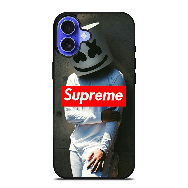 SUPREME MARSHMELLO iPhone 16 Case Cover SUPREME MARSHMELLO iPhone 16 Case Cover