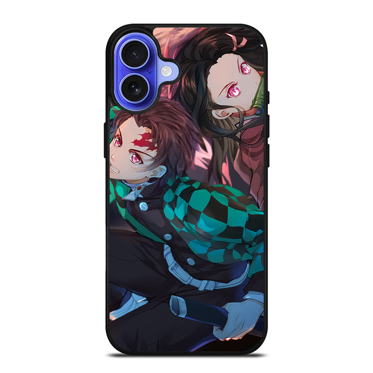 TANJIRO AND NEZUKO KAMADO DEMON SLAYER 2 iPhone 16 Case Cover