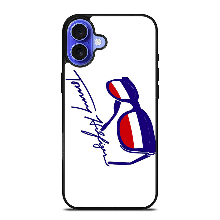 TOMMY HILFIGER LOGO SUNGLASSES iPhone 16 Case Cover TOMMY HILFIGER LOGO SUNGLASSES iPhone 16 Case Cover
