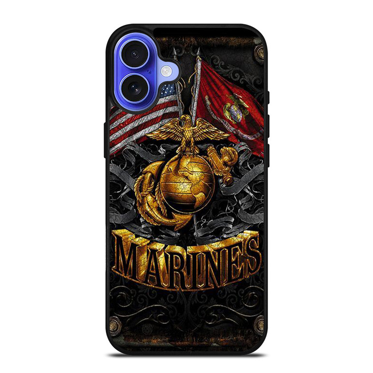 USMC MARINE LOGO iPhone 16 Case Cover