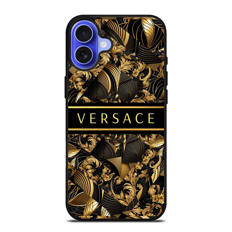 VERSACE LOGO COLLAGE ART iPhone 16 Case Cover
