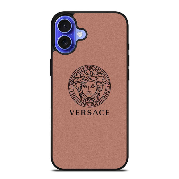 VERSACE LOGO RED BRICK iPhone 16 Case Cover