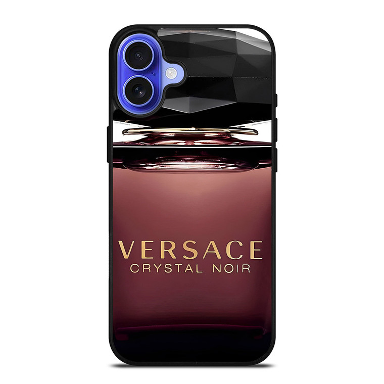 VERSACE PERFUME CRYSTAL NOIR iPhone 16 Case Cover