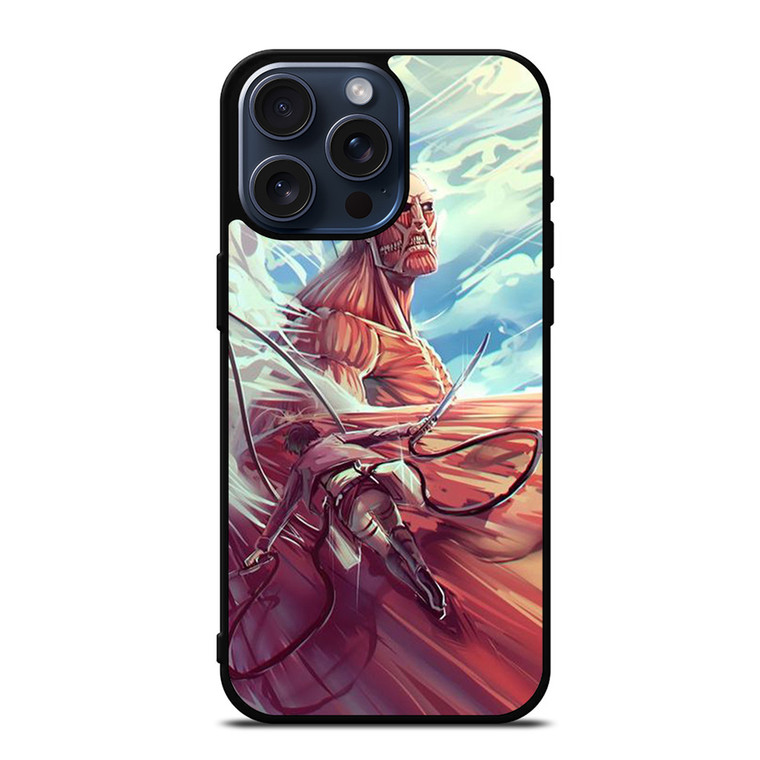 ATTACK ON TITAN COLOSSAL iPhone 15 Pro Max Case Cover