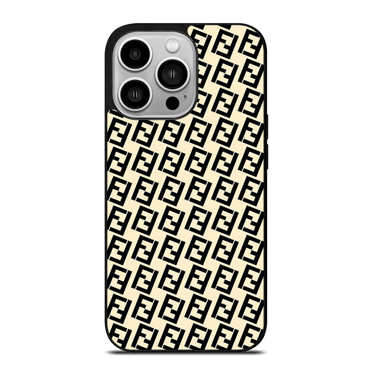 FENDI ROMA PATTERN  iPhone 14 Pro Case Cover
