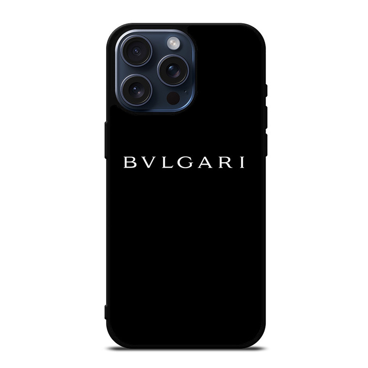 BULGARI BVLGARI LOGO ICON iPhone 15 Pro Max Case Cover
