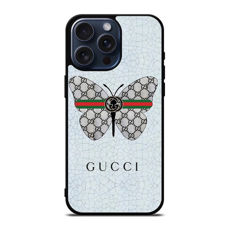BUTTERFLY GUCCI iPhone 15 Pro Max Case Cover