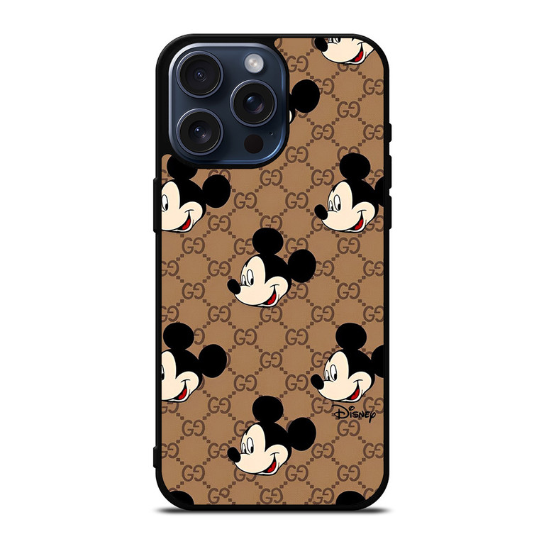 COACH MICKEY MOUSE BROWN iPhone 15 Pro Max Case Cover