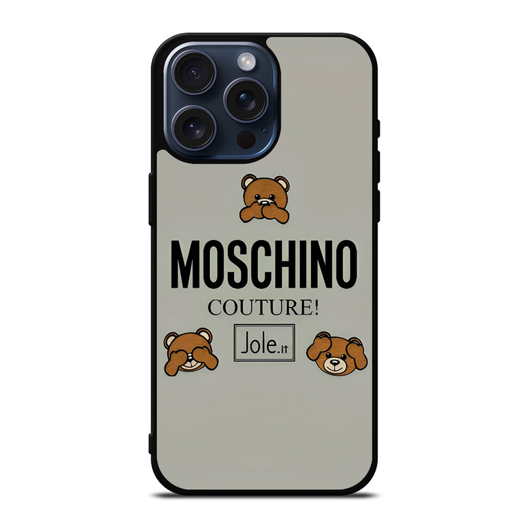 COUTURE MOSCHINO iPhone 15 Pro Max Case Cover