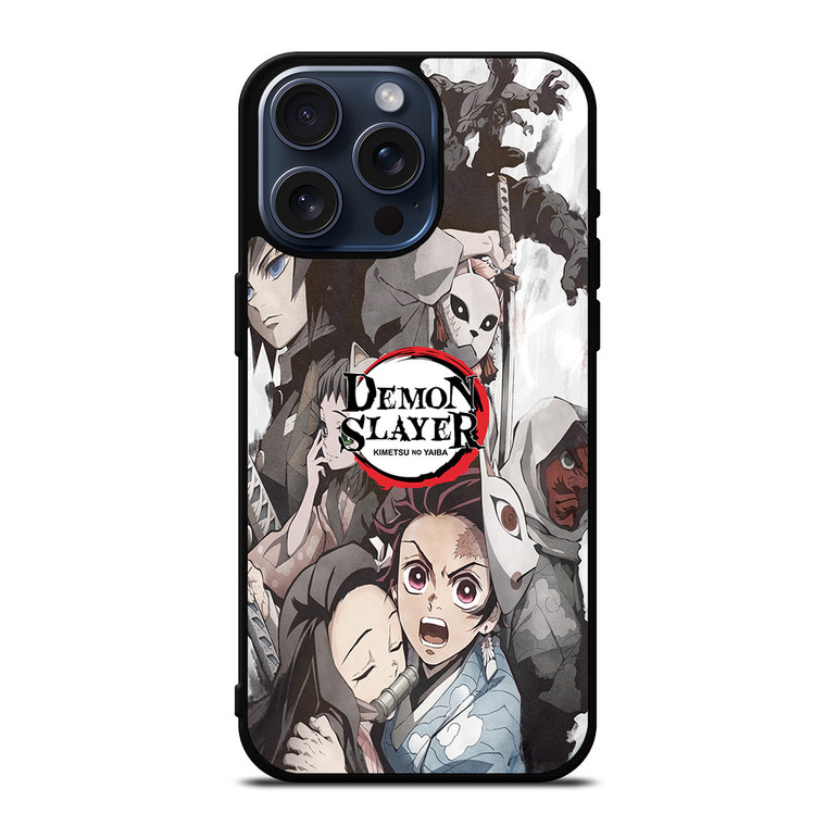DEMON SLAYER ALL CAST ANIME iPhone 15 Pro Max Case Cover