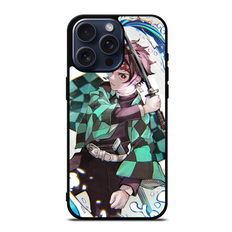 DEMON SLAYER ANIME TANJIRO iPhone 15 Pro Max Case Cover