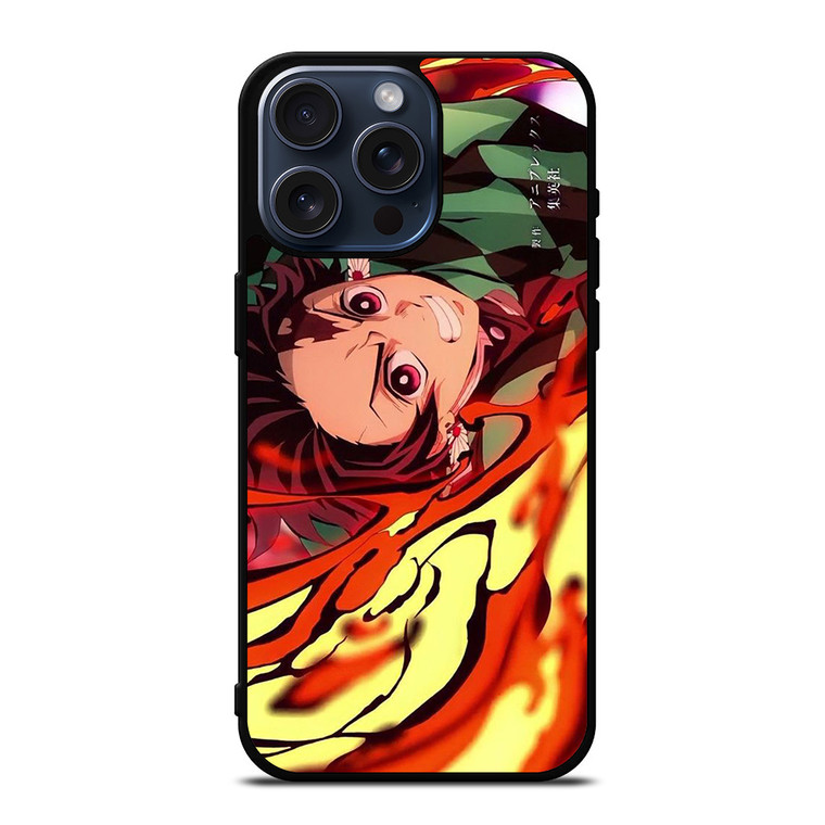 DEMON SLAYER TANJIRO ANIME MANGA iPhone 15 Pro Max Case Cover