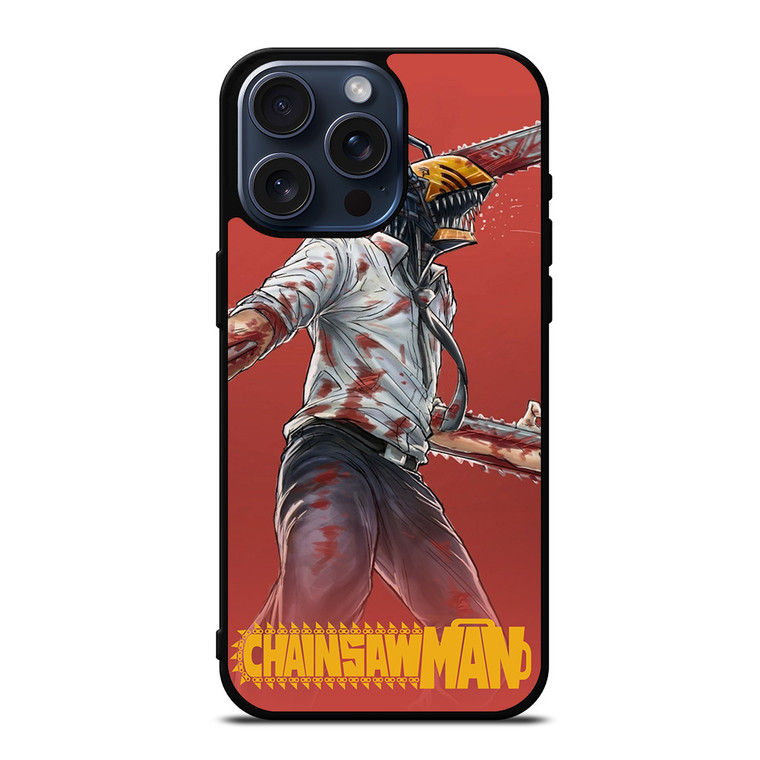 DENJI CHAINSAW MAN ANIME iPhone 15 Pro Max Case Cover
