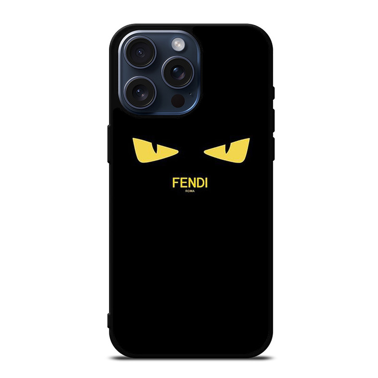 FENDI EYES BLACK iPhone 15 Pro Max Case Cover