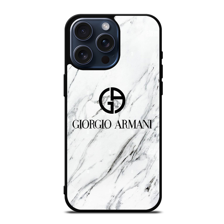 GIORGIO ARMANI NEW LOGO iPhone 15 Pro Max Case Cover