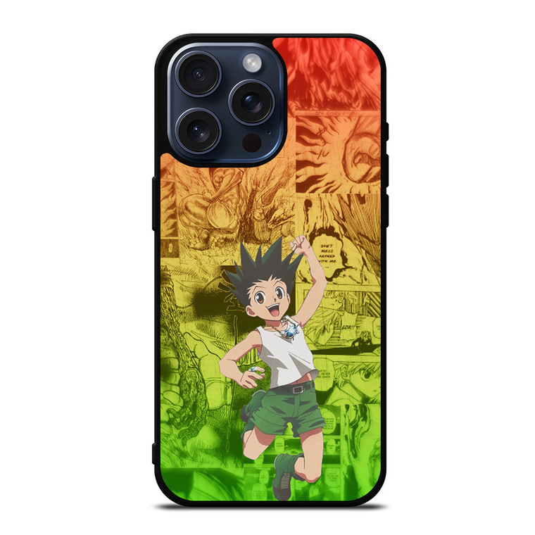 GON FREECSS HUNTER X HUNTER ANIME iPhone 15 Pro Max Case Cover