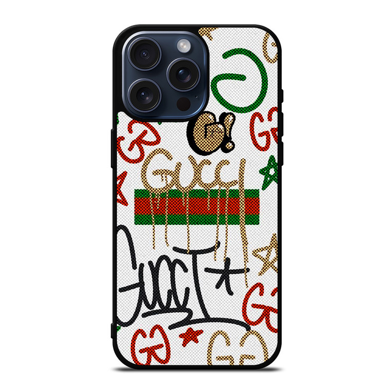 GUCCI GRAFFITI ART iPhone 15 Pro Max Case Cover