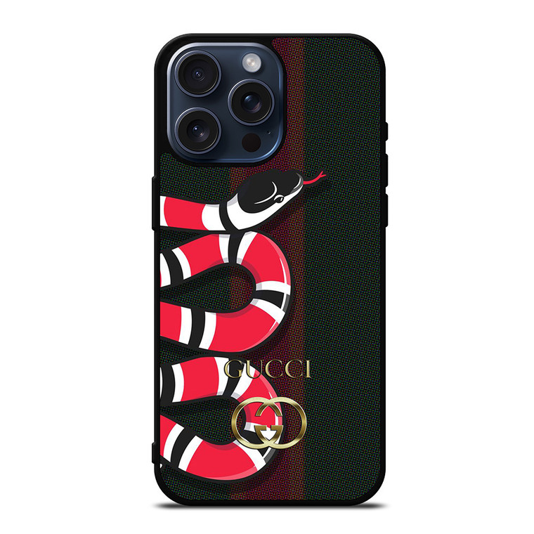 GUCCI LOGO KING SNAKE iPhone 15 Pro Max Case Cover