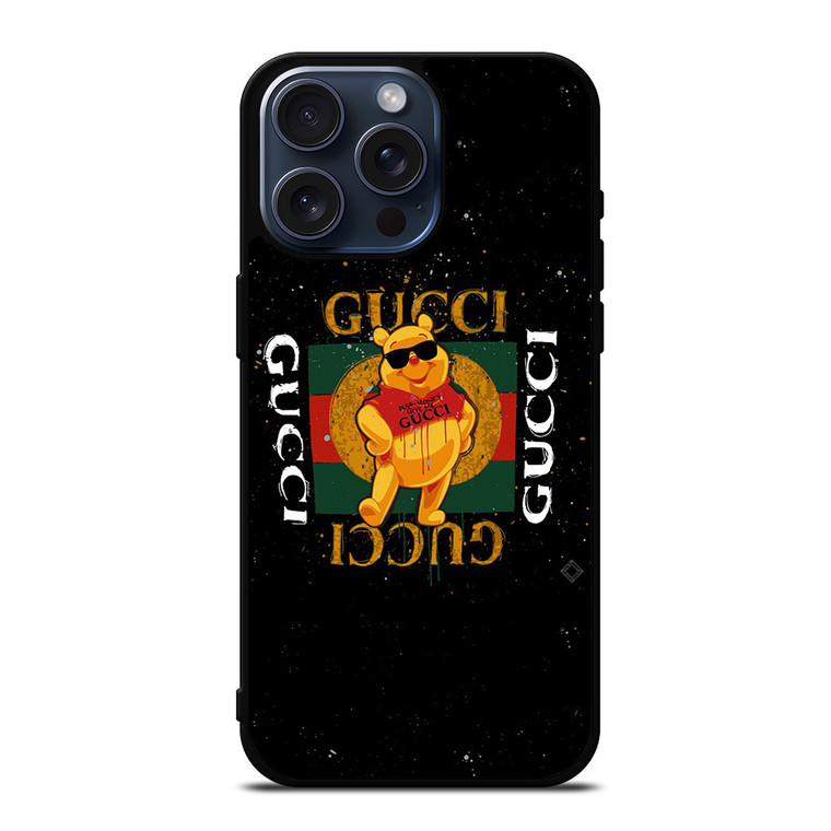 GUCCI LOGO X WINNIE THE POOH DISNEY ICON iPhone 15 Pro Max Case Cover