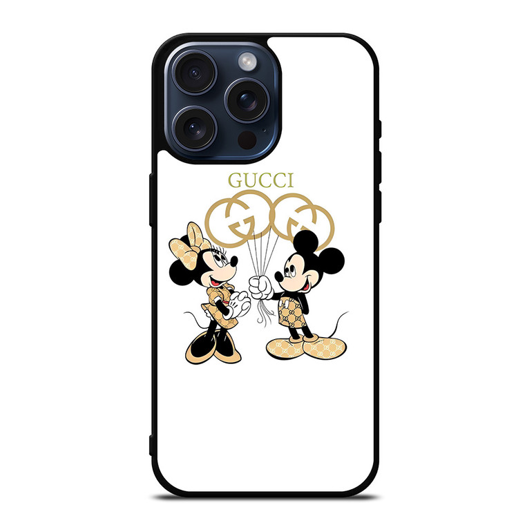 GUCCI MICKEY MINNIE MOUSE BALLOON iPhone 15 Pro Max Case Cover