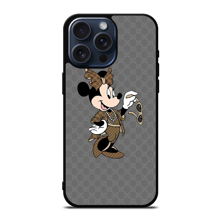 GUCCI MINNIE MOUSE STYLE iPhone 15 Pro Max Case Cover GUCCI MINNIE MOUSE STYLE iPhone 15 Pro Max Case Cover