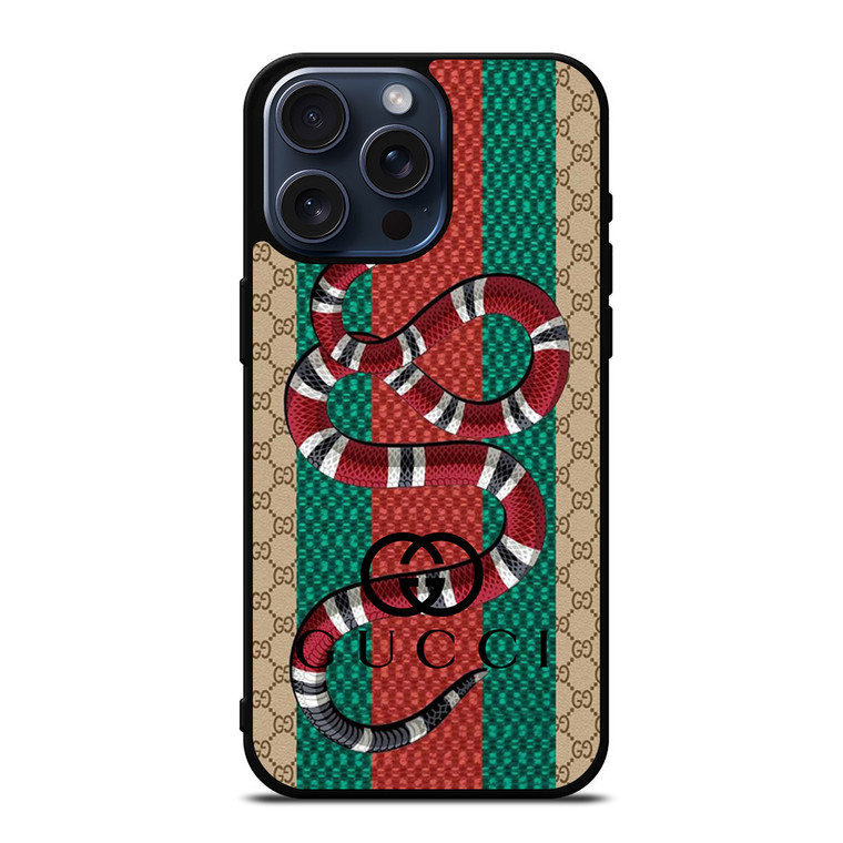 GUCCI SNAKE LOGO iPhone 15 Pro Max Case Cover