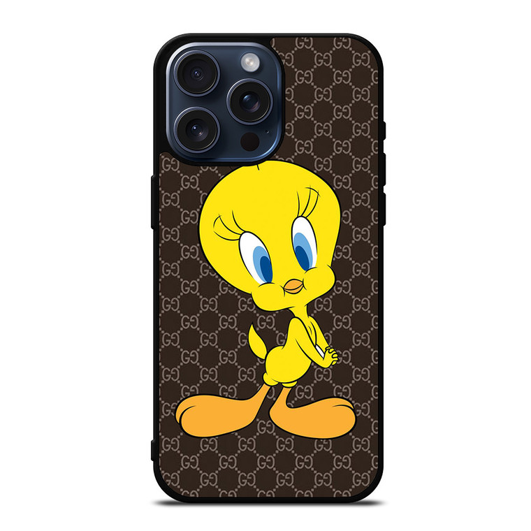 GUCCI TWEETY BIRD LOONEY TUNES iPhone 15 Pro Max Case Cover