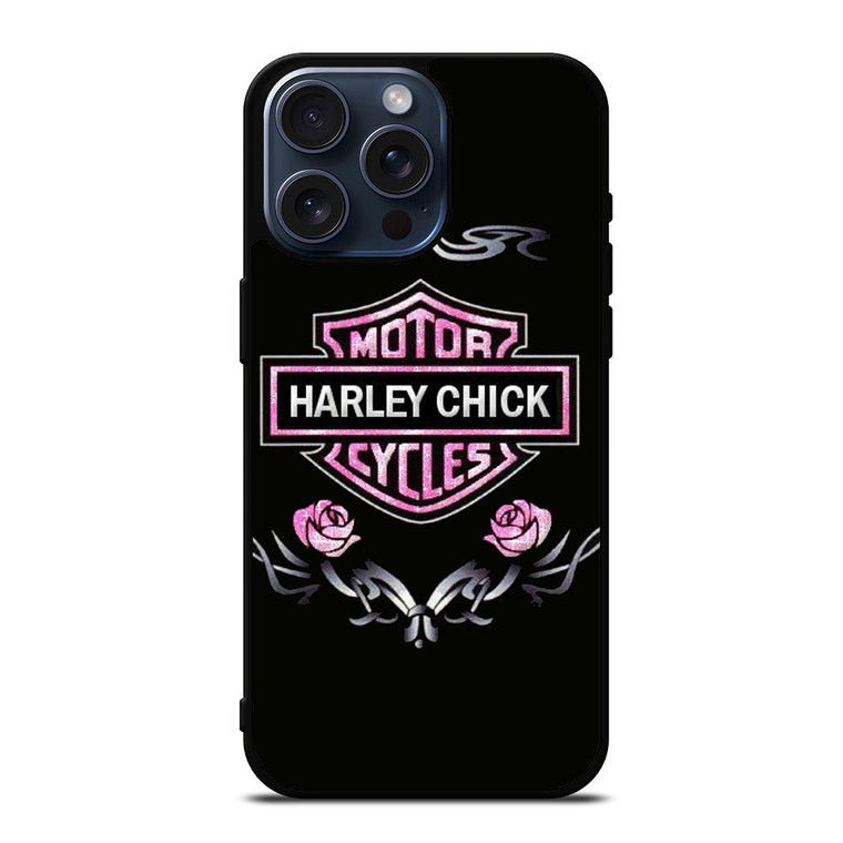 HARLEY DAVIDSON PINK LOGO iPhone 15 Pro Max Case Cover