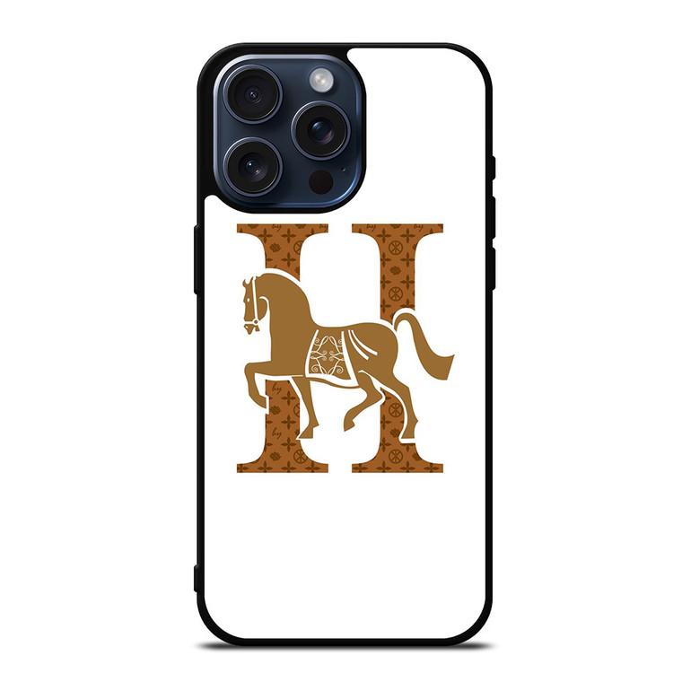HERMES PARIS LOGO HORSE ICON iPhone 15 Pro Max Case Cover