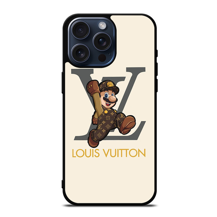 LOUIS VUITTON LOGO LV MARIO BROSS iPhone 15 Pro Max Case Cover