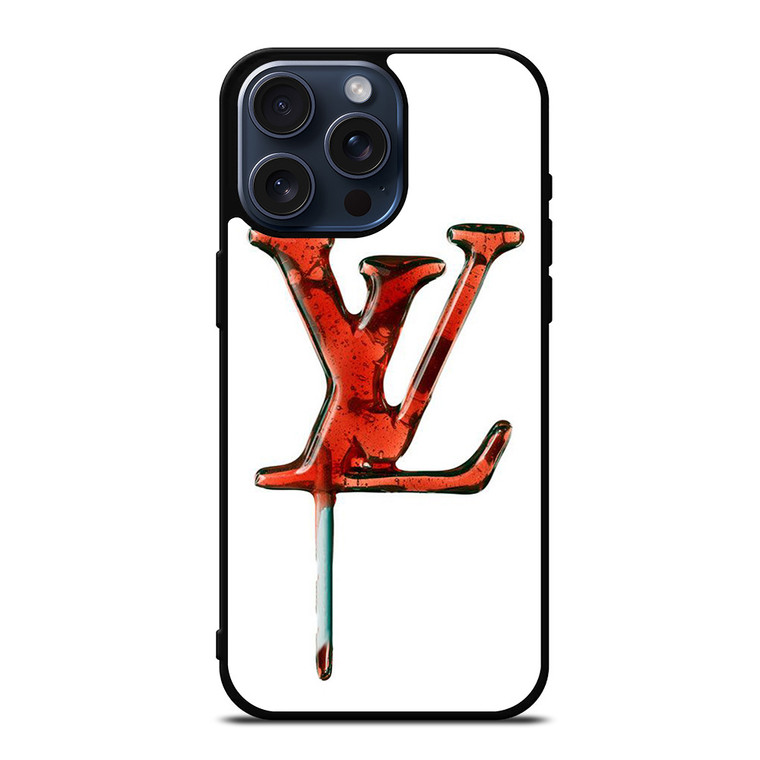 LOUIS VUITTON LOGO MELTING CANDY ICON iPhone 15 Pro Max Case Cover