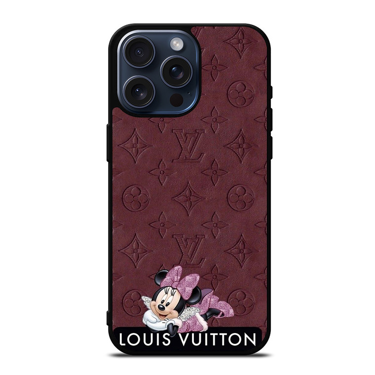 LOUIS VUITTON LV FEAT MINNIE MOUSE DISNEY iPhone 15 Pro Max Case Cover