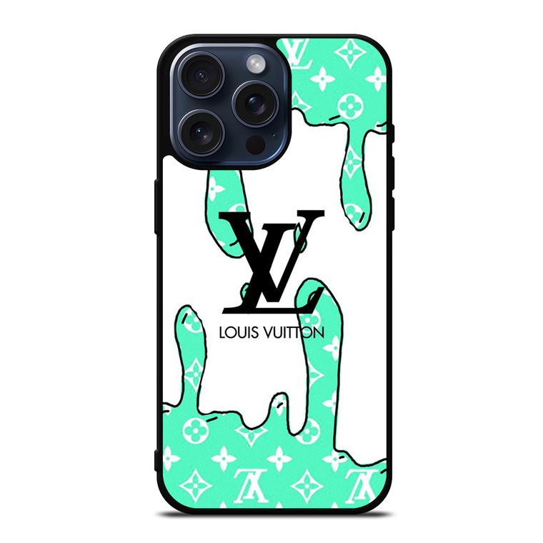 LOUIS VUITTON LV LOGO MELTING EMBLEM iPhone 15 Pro Max Case Cover