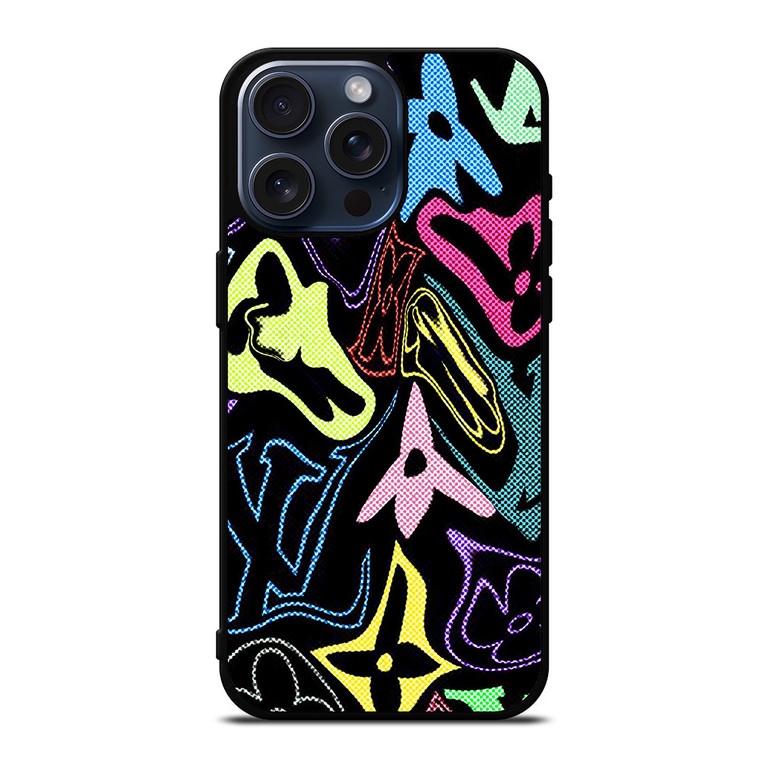 LV LOUIS VUITTON ABSTRACT iPhone 15 Pro Max Case Cover