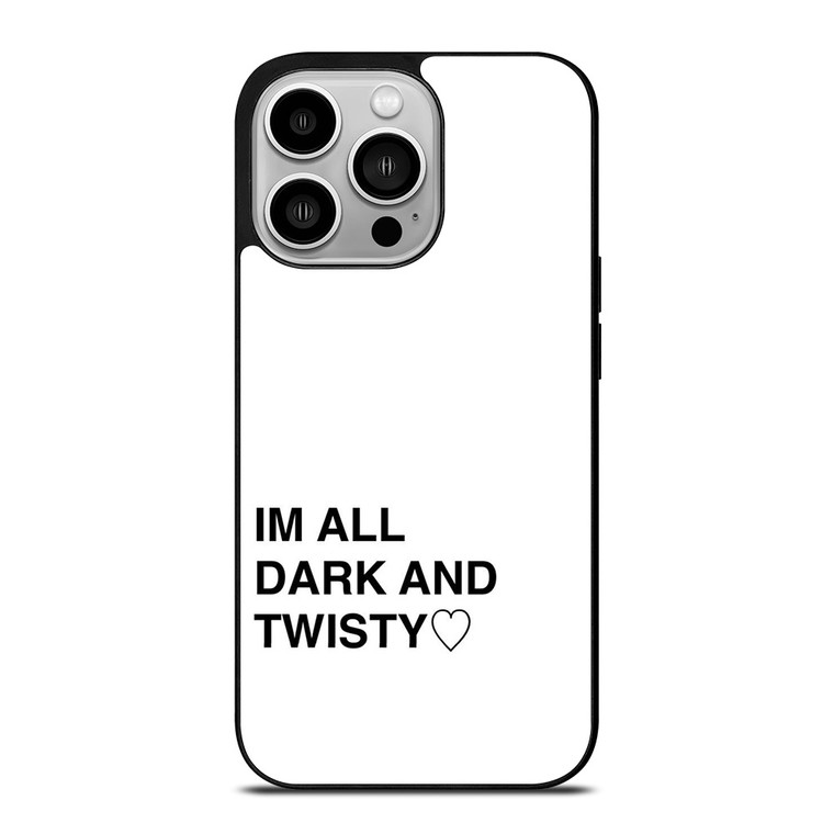 GREYS ANATOMY IM ALL DARK AND TWISTY  iPhone 14 Pro Case Cover