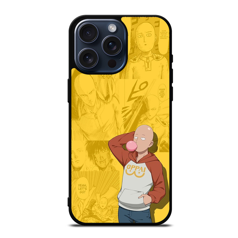 ONE PUNCH MAN SAITAMA COMIC iPhone 15 Pro Max Case Cover