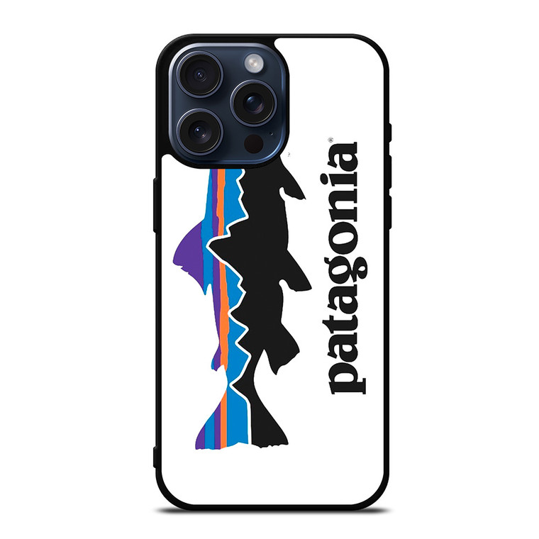 PATAGONIA FISHING BUILT LOGO iPhone 15 Pro Max Case Cover