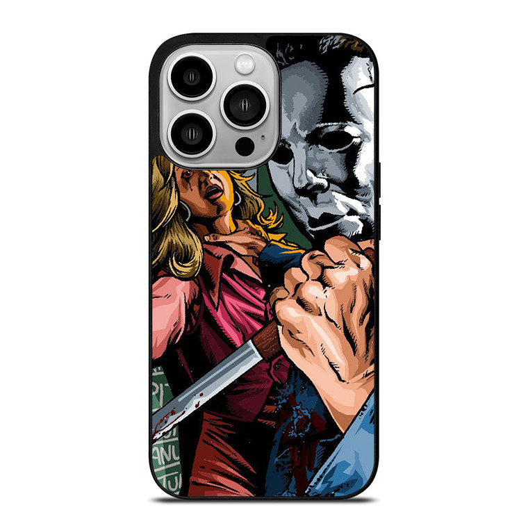 HALLOWEEN MICHAEL MYERS SCARY CARTOON  iPhone 14 Pro Case Cover