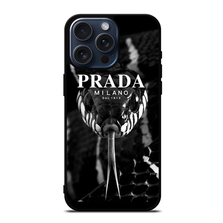 PRADA MILANO DAL 1913 ICON SNAKE iPhone 15 Pro Max Case Cover