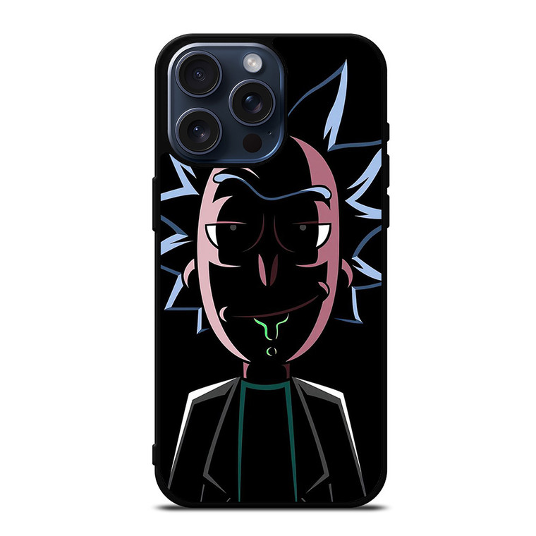 RICK AND MORTY FACE CARTOON SERIES iPhone 15 Pro Max Case Cover